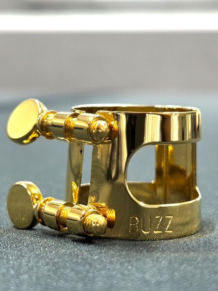ボナード BUZZ アルトサックス リガチャー 金メッキ