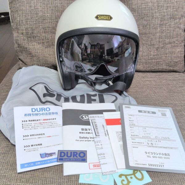 SHOEI JO ジェットヘルメット Sサイズ ホワイト
