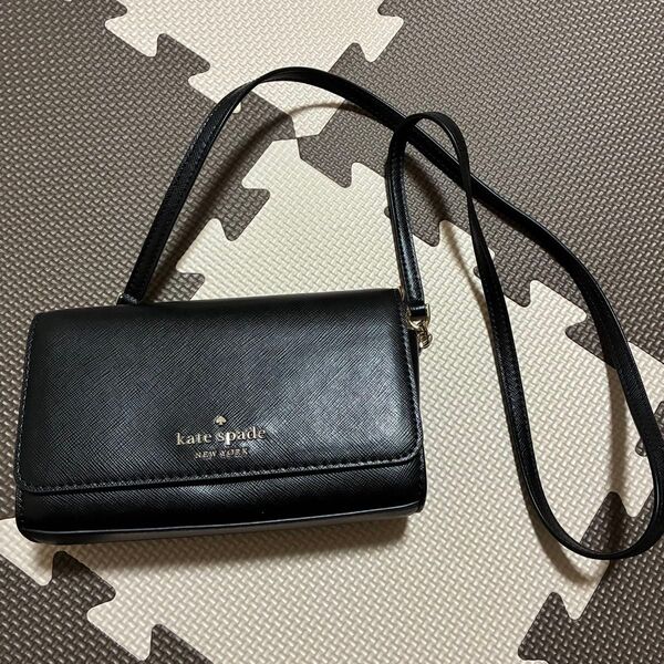 kate spade ケイトスペード ショルダーバッグ ミニバッグ ショルダーウォレット ブラック 黒