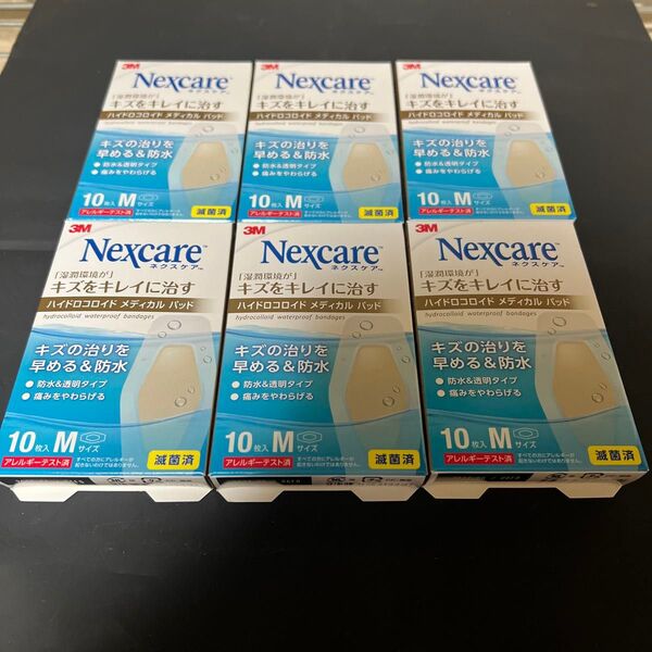 3M Nexcare ハイドロコロイド絆創膏 Mサイズ 6箱セット