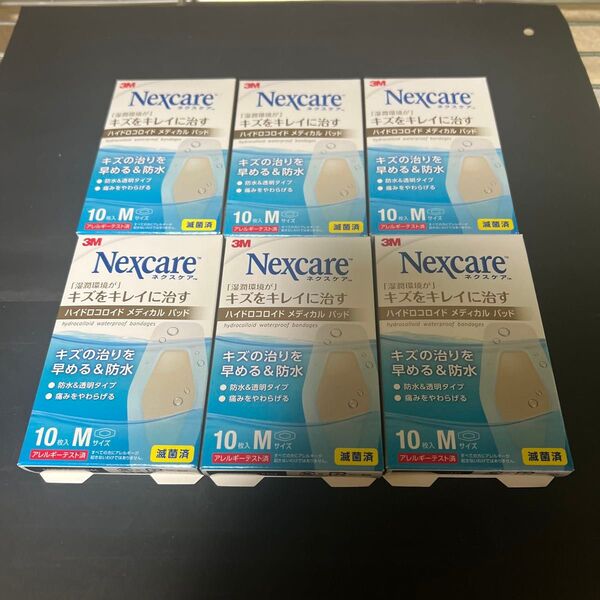 3M Nexcare ハイドロコロイド メディカルパッド Mサイズ 6個セット