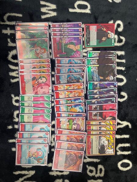 ワンピースカードゲーム 引退品 赤緑ロー 赤黄ベロベティ、サボ 青ナミ デッキ構築済み sr その他 パラレル