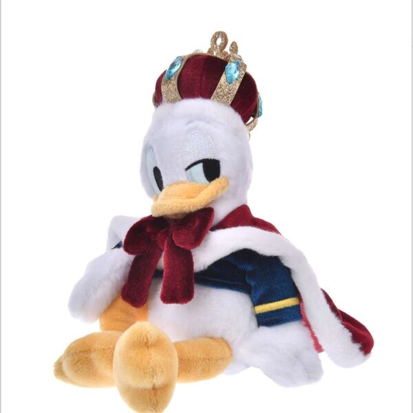 ディズニーストア.jp限定 ドナルド ぬいぐるみキーホルダー・キーチェーン DONALD THE KING BIRTHDAY