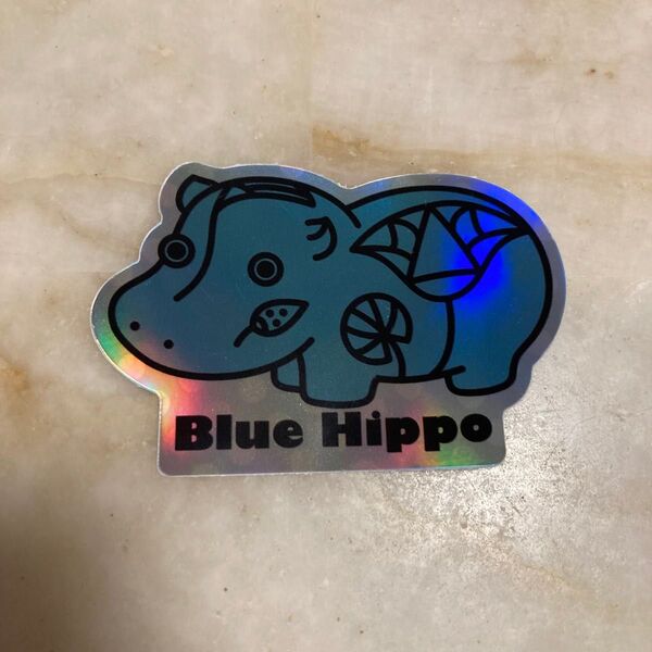 非売品 『古代エジプト展』Blue Hippo ホログラムステッカー