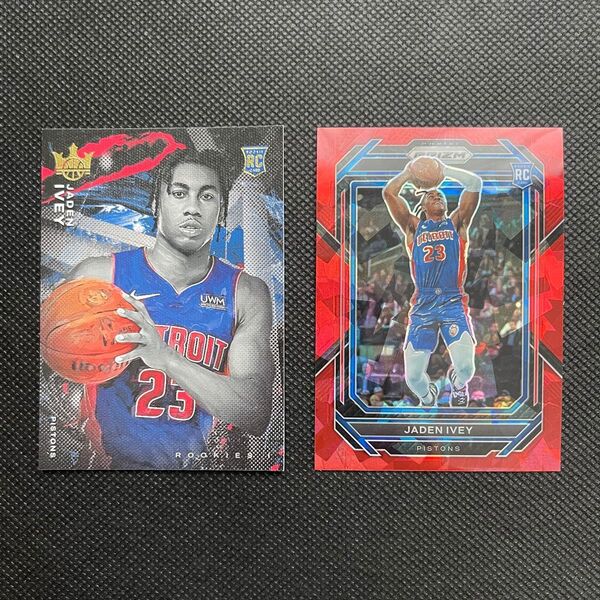 2022-23 PANINI PRISM RED ICE PRISM RC ジェイデンアイビー ルーキー カラーマッチ セット
