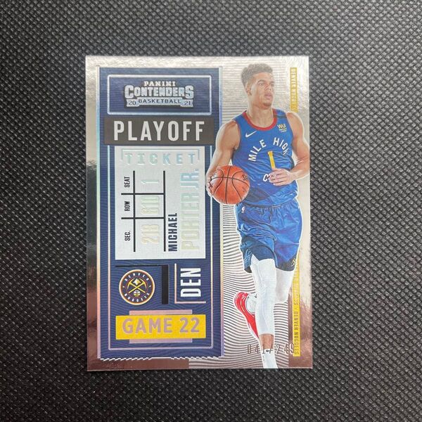 249枚限定 2020-21 PANINI CONTENDERS マイケルポータージュニア デンバーナゲッツ