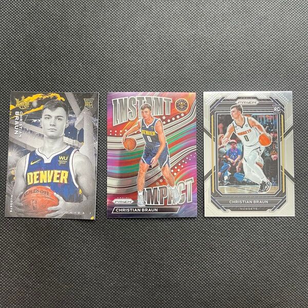 2022-23 PANINI BASKETBALL PRISM RC デンバーナゲッツ クリスチャンブラウン ルーキー セット