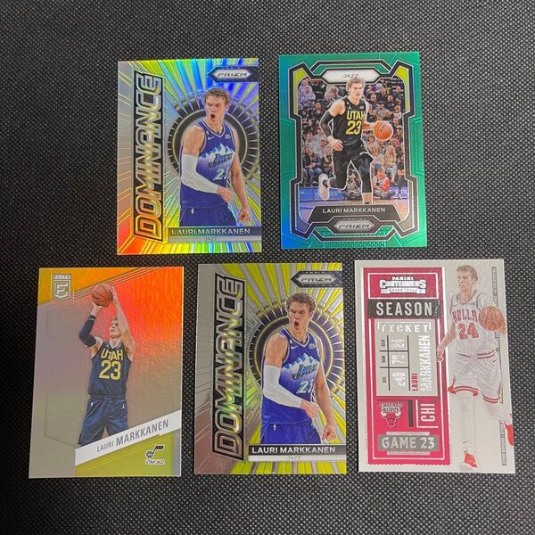 2023-24 PANINI PRISM silver insert PRISM Green PRISM ラウリマルカネン セット