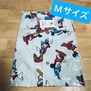 ディズニー アロハシャツ ミッキー ファンタジア Mサイズ 総柄