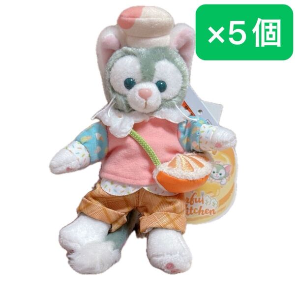 東京ディズニーシー ダッフィー ワンダフルキッチン ぬいぐるみ バッジ 5個 新品 タグ付き