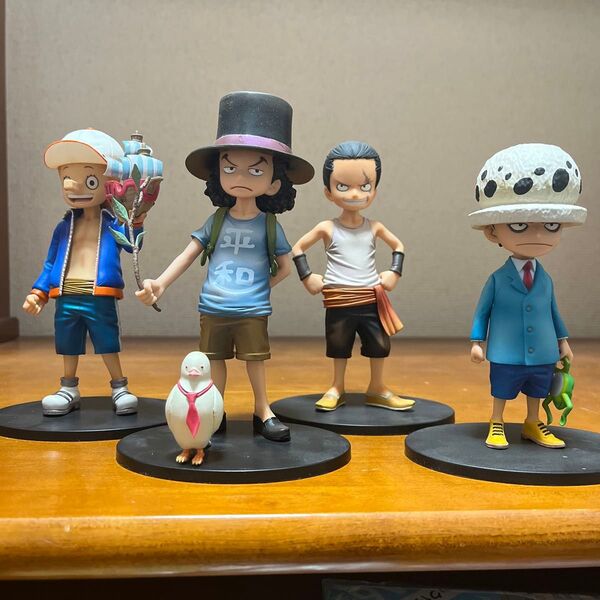 ワンピース フィギュア まとめ売り THE GRANDLINE CHILDREN ロー、ロブルッチ、カク、ジャブラ