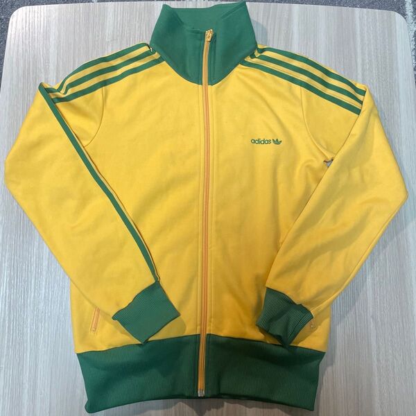 超美品 90s adidas アディダス トラックジャケット ブラジルカラー トラックジャケット アディダス 古着