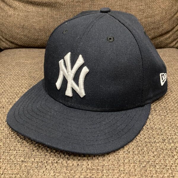 ニューエラ 59FIFTY ニューヨーク ヤンキース NEWERA ネイビー 63.5cm サイズ8