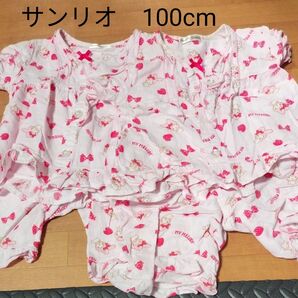 サンリオ マイメロディ 夏用パジャマ 100cm2点