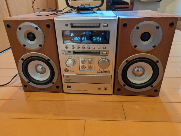 【送料無料】CD&MDコンポ DENON D-XW33