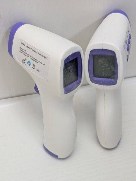 非接触式電子温度計 体温計 赤外線 2個セット
