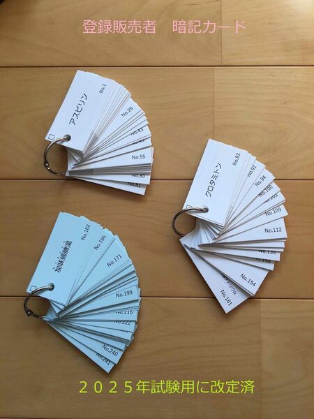 現役登録販売者が作った暗記カード