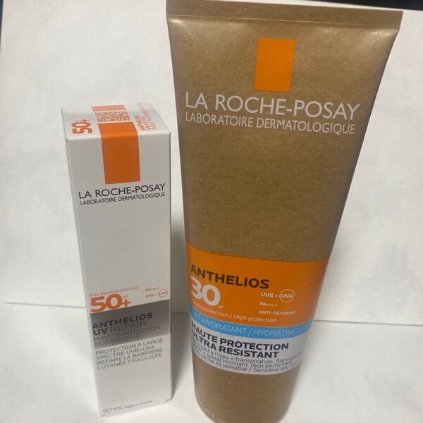 新品未開封 ラ ロッシュ ポゼ アンテリオス UV リペア 日やけ止め乳液 (本体) 50mL&ハイドレーティングローション