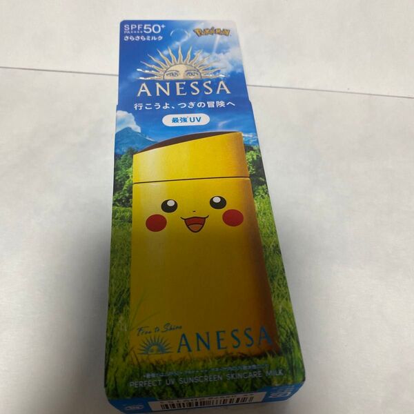新品未開封 アネッサパーフェクトUVスキンケアミルクNA PK1 ポケモンコラボ ピカチュウ (60ml)