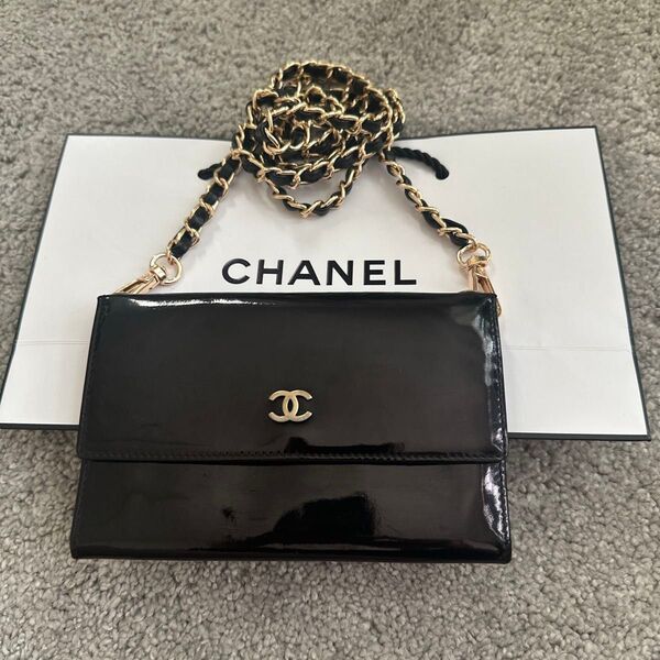 CHANEL ヴィンテージシャネル 財布 ショルダーバッグ チェーンウォレット