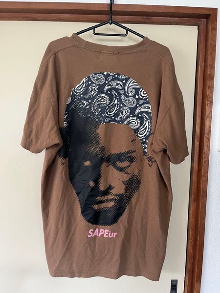 SAPeur デニムロッドマン ペイズリー Tシャツ XXLサイズ