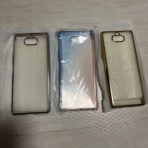 Xperia 8 ケース カバー ソフトケース tpu 3個セット 未使用 p