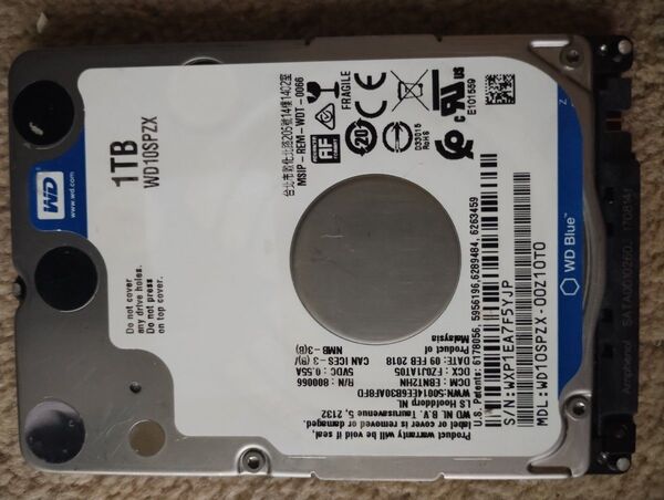 Western Digital 1TB HDD WD10SPZX