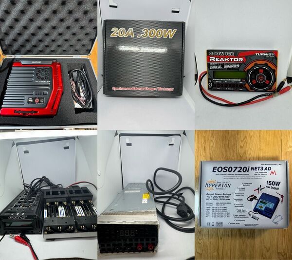 ミニ四駆 ラジコン 充電器 放電器 まとめ売り リアクター ハイペリオンなど