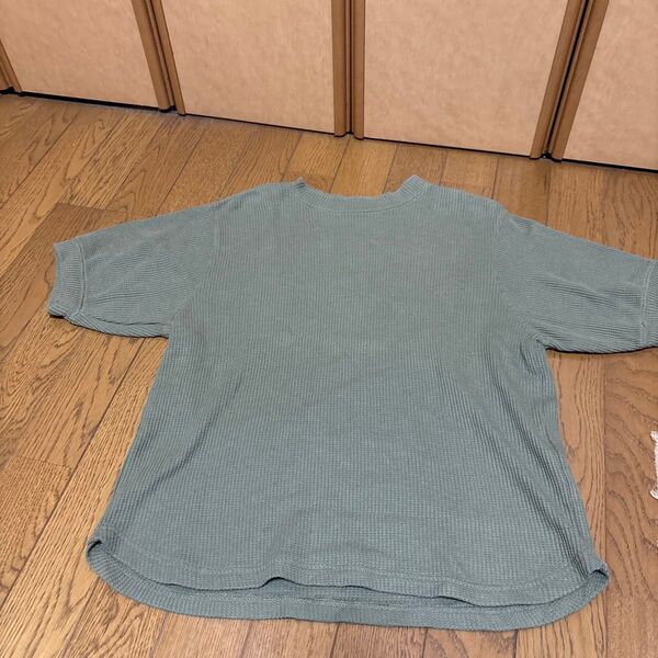 トップス Tシャツ カットソー 半袖 ワッフル