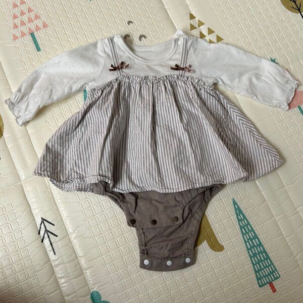 branshes ブランシェス ベビー 女の子 ロンパース ワンピース ベビー服 70サイズ