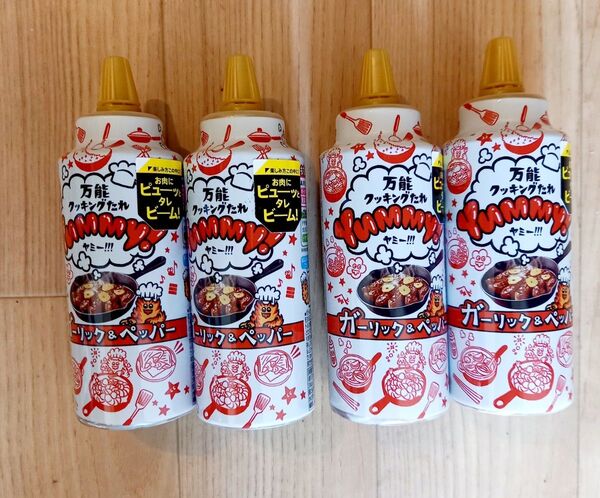ヤマサ醤油 万能クッキングたれyummyガーリック&ペッパー 240gx4本