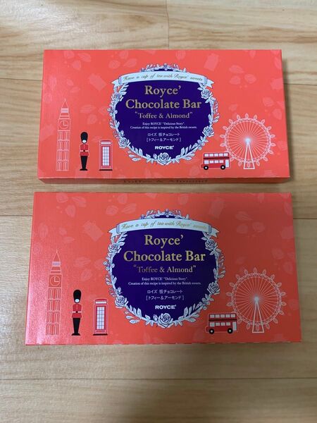 ROYCE ロイズ 板チョコレート トフィー&アーモンド 2枚セット