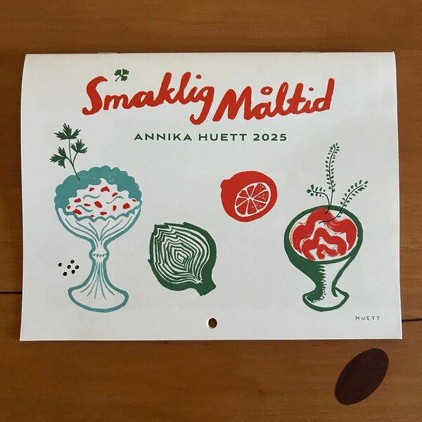 ANNIKA HUETT 2025 カレンダー 北欧テイストの部屋づくり 付録