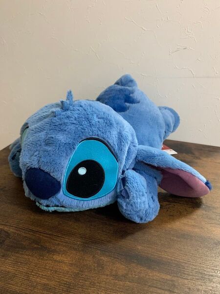 ディズニー スティッチ ほおづえ 超BIGぬいぐるみ