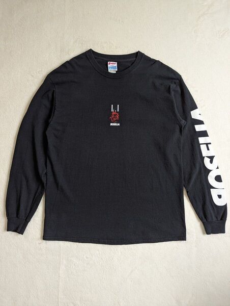 GEKIROCK CLOTHING RIP DESIGN WORXX×今井リサ コラボ 限定 L/S Tシャツ Lサイズ/ブラック