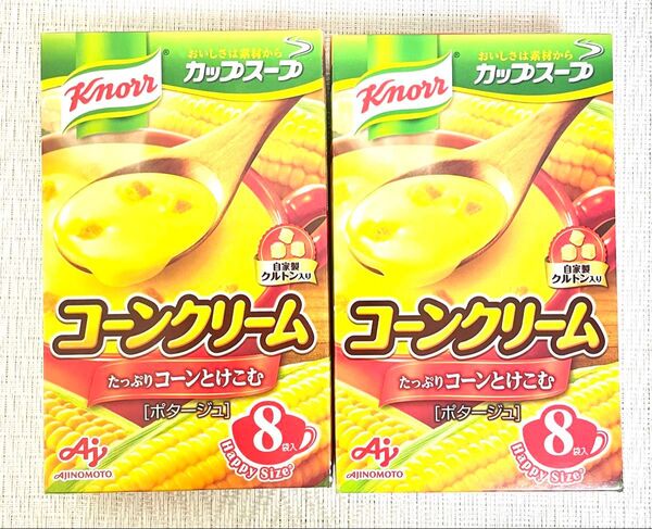 16袋 クノール カップスープ コーンクリーム ポタージュ 味の素