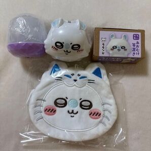 ちいかわ 貯金箱 ジェムリーズ あおむけ箸置きもぐもぐ本舗 伏見稲荷なおかおポーチ☆モモンガ 3点セット