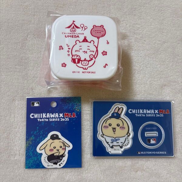 ちいかわ×MLB Tokyo SERIES ☆アクリルスタンド ☆ステッカー 大阪梅田店 リニューアルノベルティ