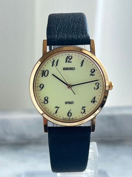 【電池交換済み 】希少 SEIKO SPIRIT セイコー スピリット メンズ クオーツ 蓄光