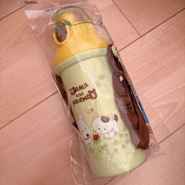 スケーター 子供用プラ水筒 抗菌直飲プラボトル 480ml タマ&フレンズ うちのタマ
