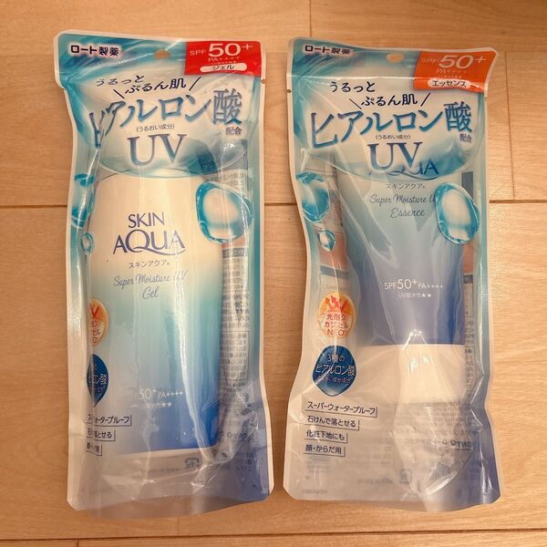スキンアクア スーパーモイスチャーUVジェル スーパーモイスチャーUVエッセンス ロート製薬