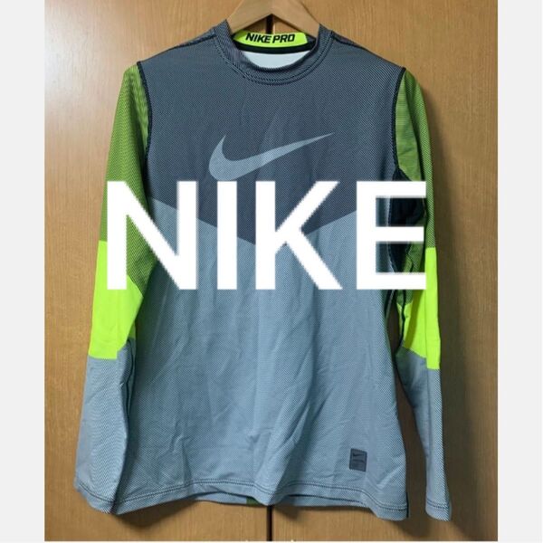 Y③・NIKE PRO ナイキプロ 長袖シャツ トレーニングウェア メンズ ストレッチ シャツ DRI-FIT