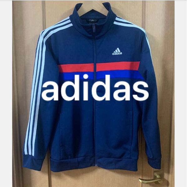 Y②・adidas アディダス 古着 ジャージ ヴィンテージ おしゃれ ネイビー