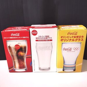 コカ・コーラ グラス 3個セット 東京2020 オリンピック リオ2016オリンピック