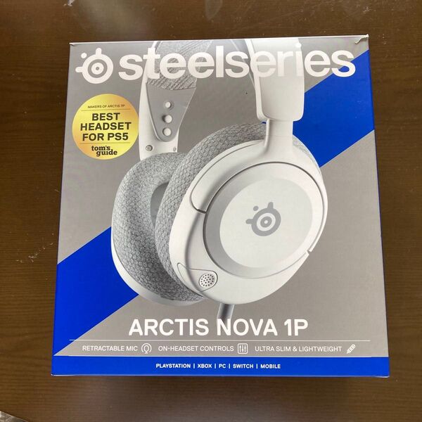 SteelSeries Arctis Nova 1P ゲーミングヘッドセット ホワイト