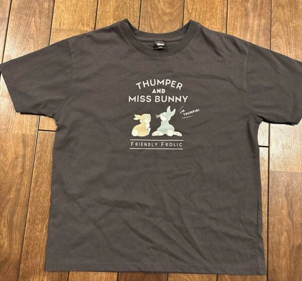 半袖Tシャツ M ダークグレー ディズニー ハニーズ とんすけ ミスバニー