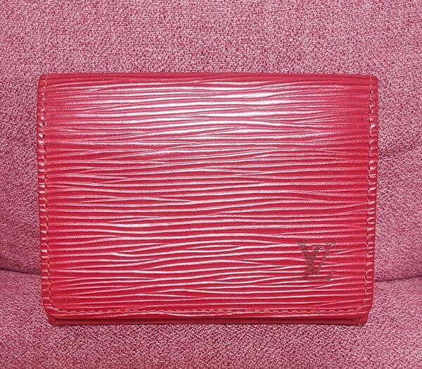 LOUIS VUITTON ルイヴィトン エピ アンヴェロップ カルト ドゥ ヴィジット 名刺入れ パスケース カードケース 赤