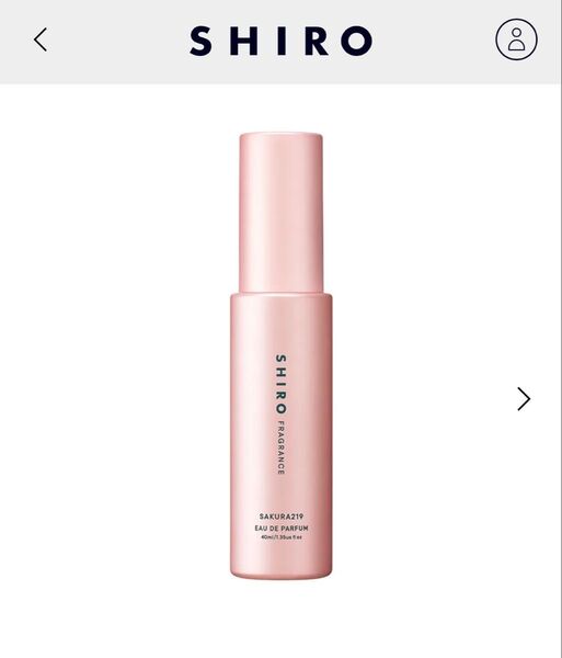 新品未使用 SHIRO FRAGRANCE フレグランス さくら219 オードパルファン シロ 香水
