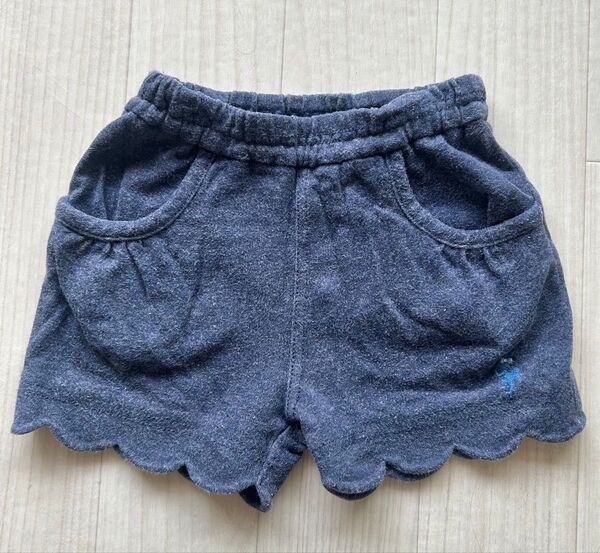 KP ニットプランナー デニム ボトム ショートパンツ 女の子 80