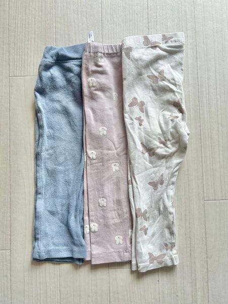H&M 西松屋 パンツ 長ズボン レギンス 女の子 まとめ売り 80
